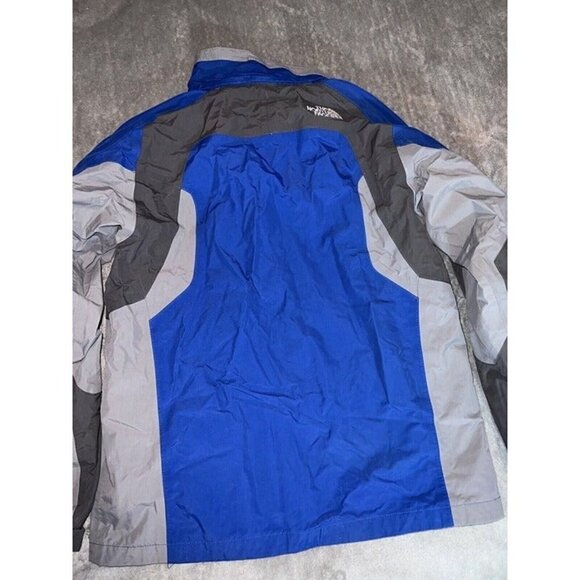 THE NORTH FACE Hyvent Youth Boys Blue Gray Shell Only Jacket Sz XL - Picture 9 of 11